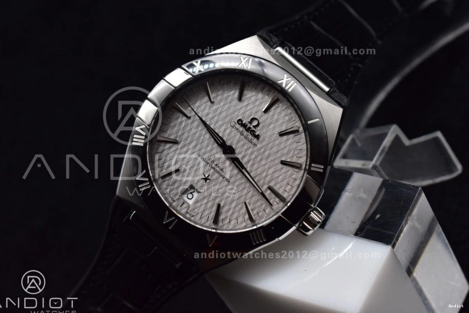 Gray Dial Best Strap SBF Black Gummy SS 1:1 Constellation Super on A8900 Edition Clone 1121